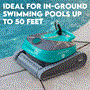 Pyle - SLPORBT36.5 , Home and Office , Robot Vacuum Cleaners , Automatic Robotic Pool Cleaner - Pool Cleaning Robot with Three Motors, Wall Climbing, Easy to Clean Up to 50 ft.